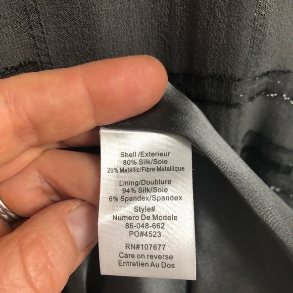 Alice + Olivia Twist-Back Silk Embroidered Dress - Picture 7 of 7